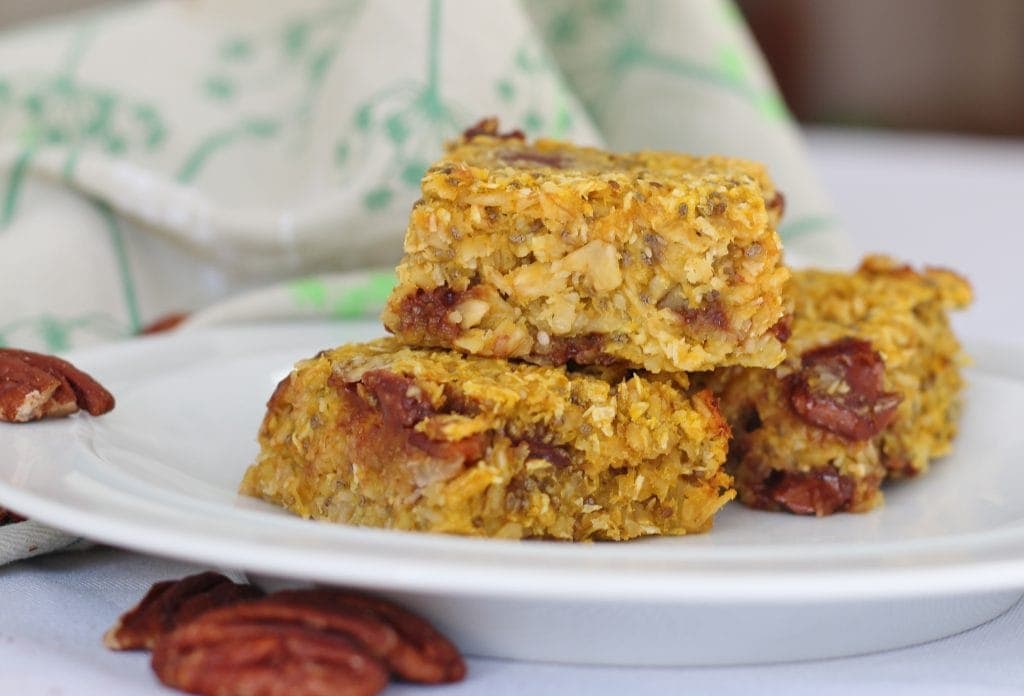 Pumpkin cereal bars