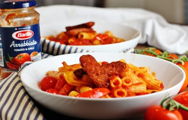 Three easy pasta recipes with Barilla - Chorizo arrabiata