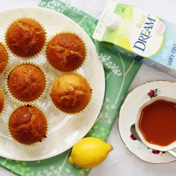 Dairy Free Lemon Muffins with Rice Dream