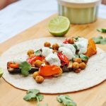 Spiced roasted chickpea tacos