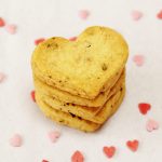 Strawberry Heart Shortbread Biscuits