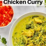 dairy free chicken curry recipe pin