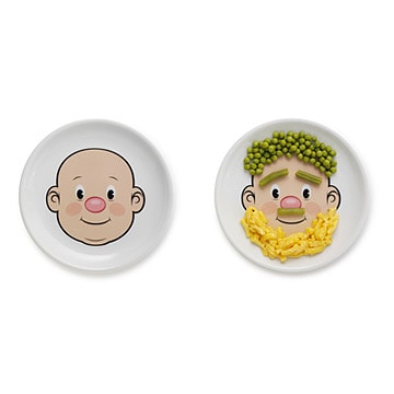 Mr Food Face plates from UncommonGoods