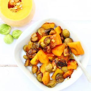 honey mustard sprouts and butternut squash