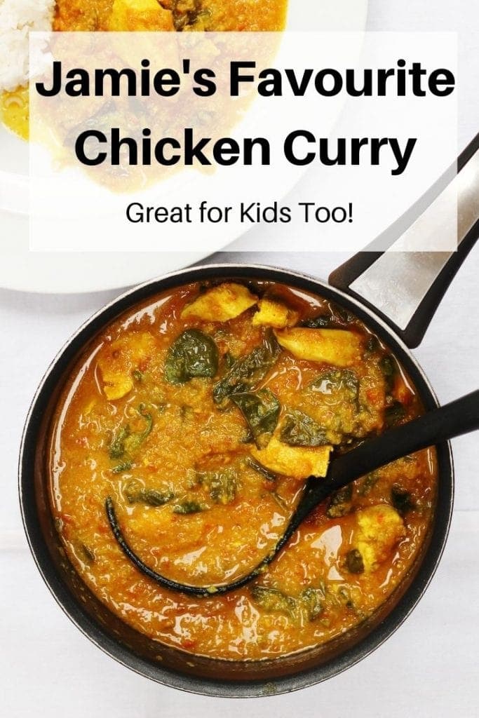 Jamie's chicken curry pin image