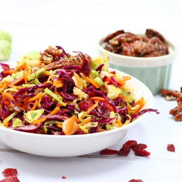 Brussel sprout coleslaw