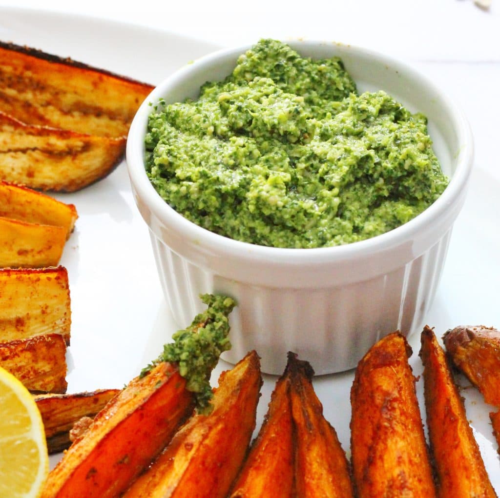 Carrot top pesto recipe