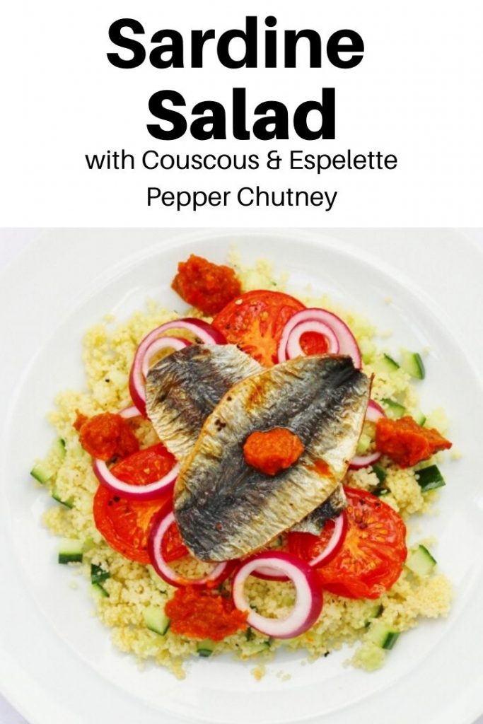 Couscous and sardine salad