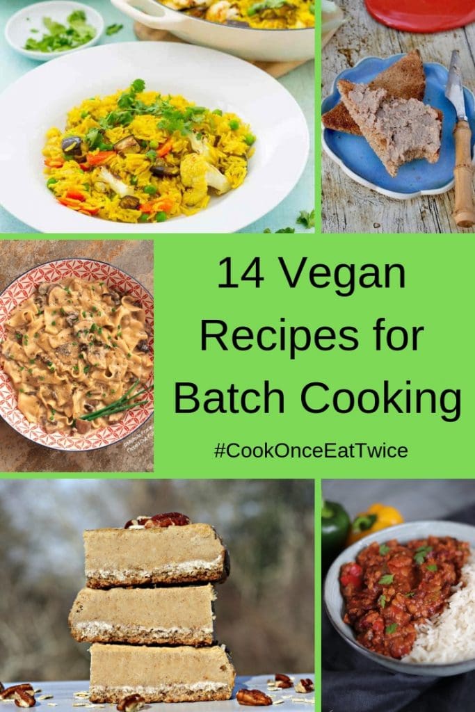 14 vegan batch cooking recipes