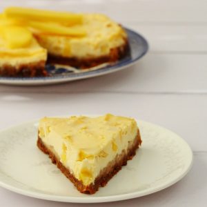 Mango cheesecake with quark