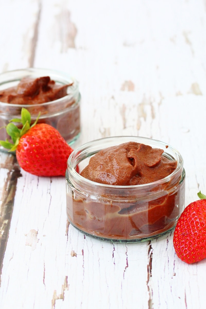 Cauliflower Chocolate Mousse - A Healthy Dessert! - Searching for Spice