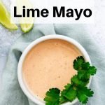 chipotle lime mayo pin image