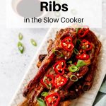 Chinese spare ribs pin image