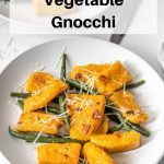 roasted vegetable gnocchi pin image