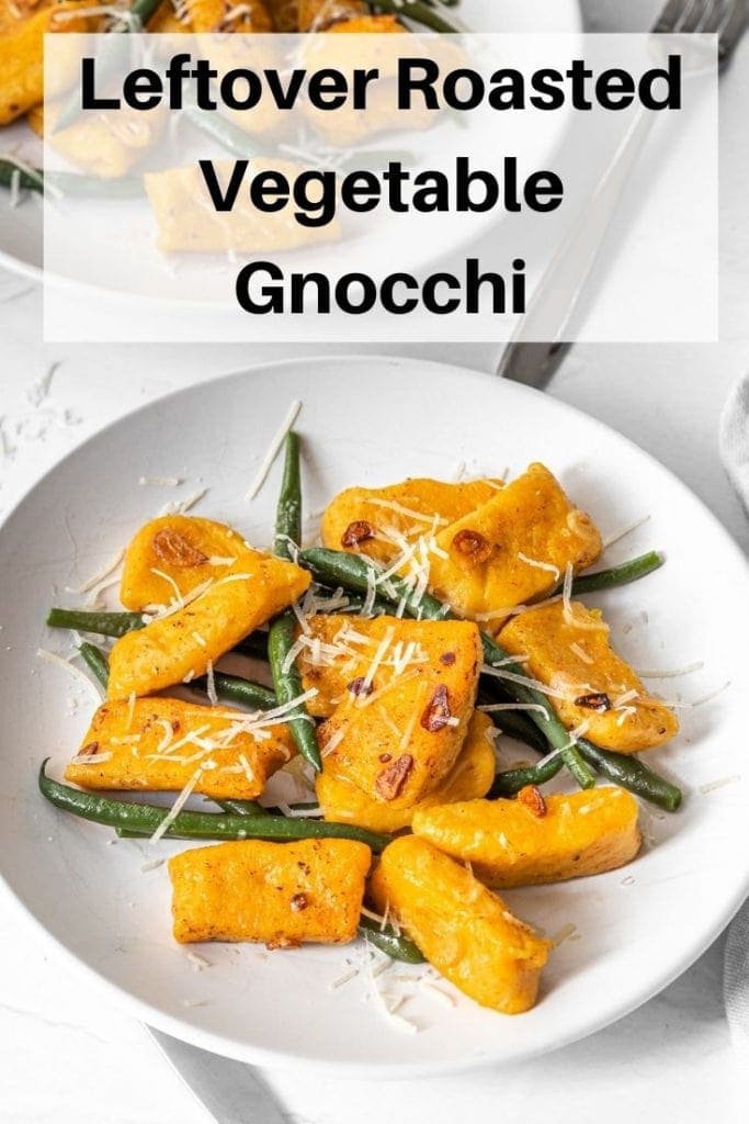 roasted vegetable gnocchi pin image