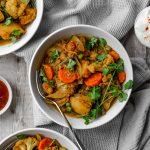 Bowl of vegetable curry