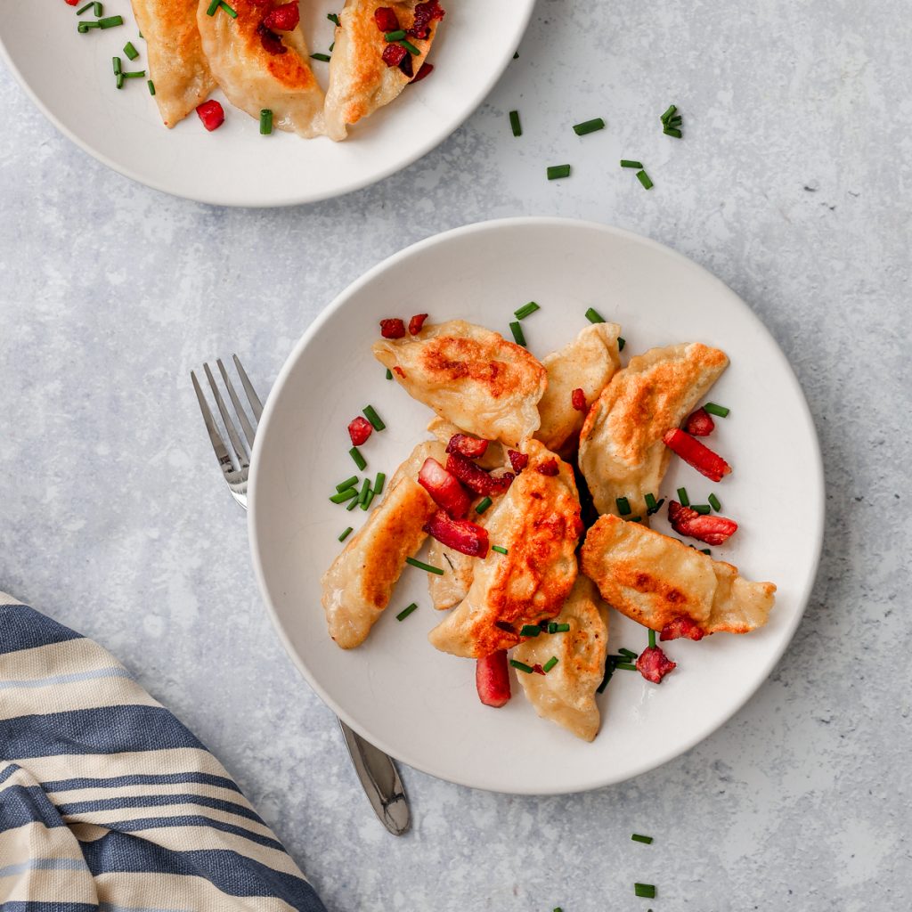 Plate of pierogi ruskie