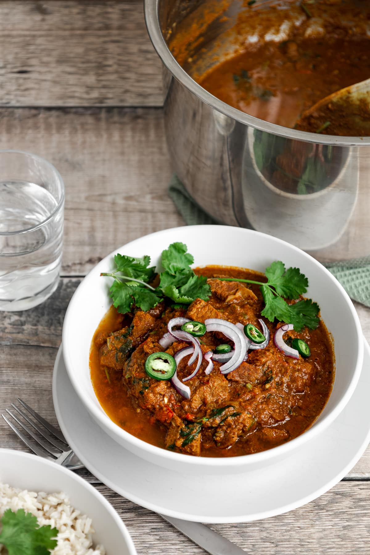 Instant pot lamb bhuna curry