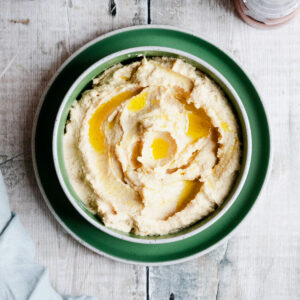 Bowl of parsnip houmous