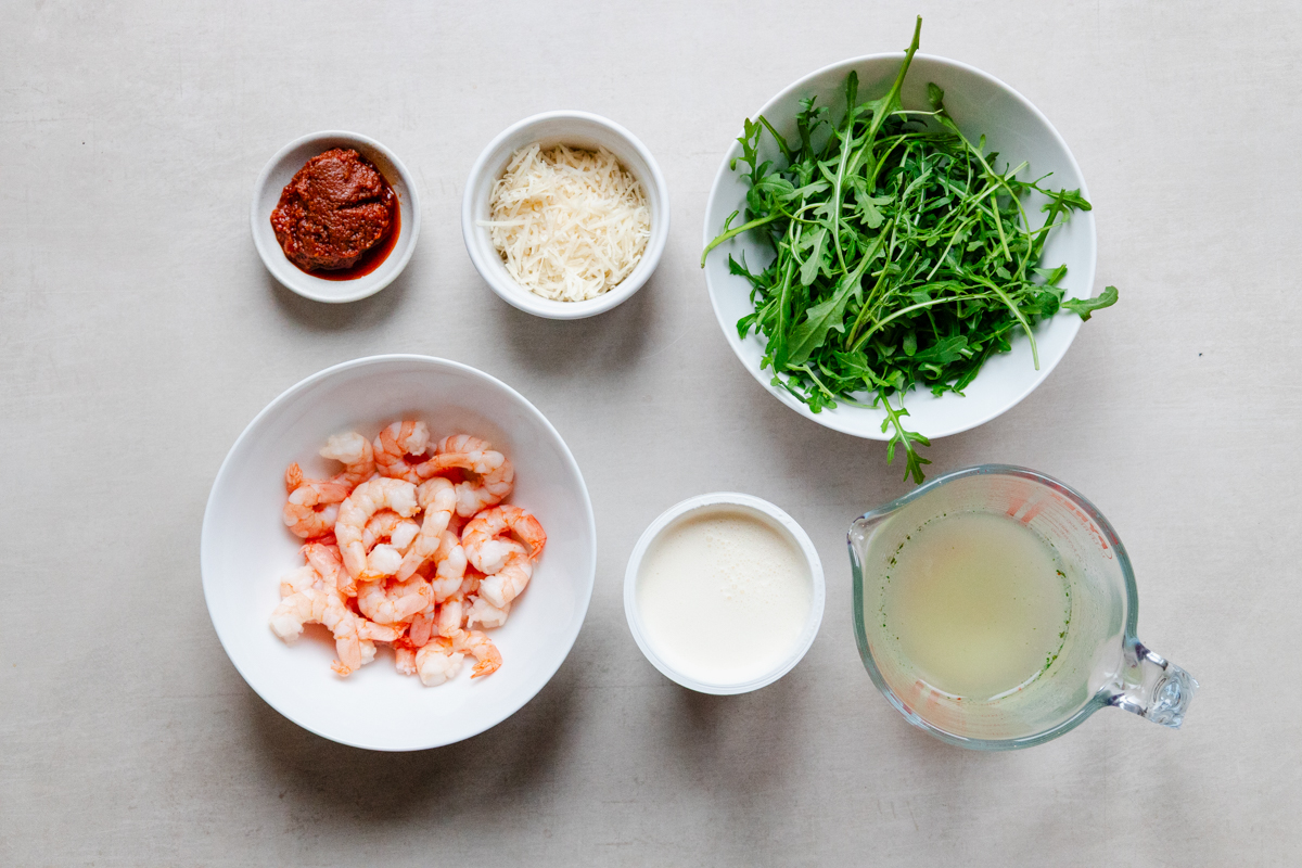 Ingredients for marry me prawns